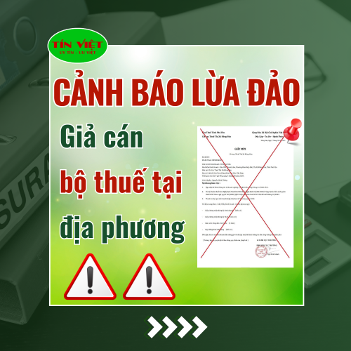 Cảnh báo lừa đảo giả cán bộ thuế tại địa phương nhằm chiếm đoạt tài sản