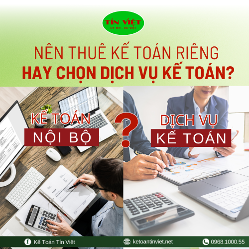 Nên thuê kế toán riêng hay chọn dịch vụ kế toán để doanh nghiệp tốt hơn?