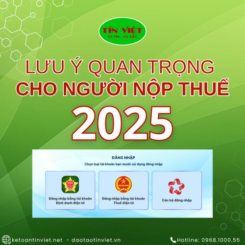 HƯỚNG DẪN NỘP THUẾ ONLINE 2025: NGƯỜI NỘP THUẾ CẦN BIẾT GÌ?