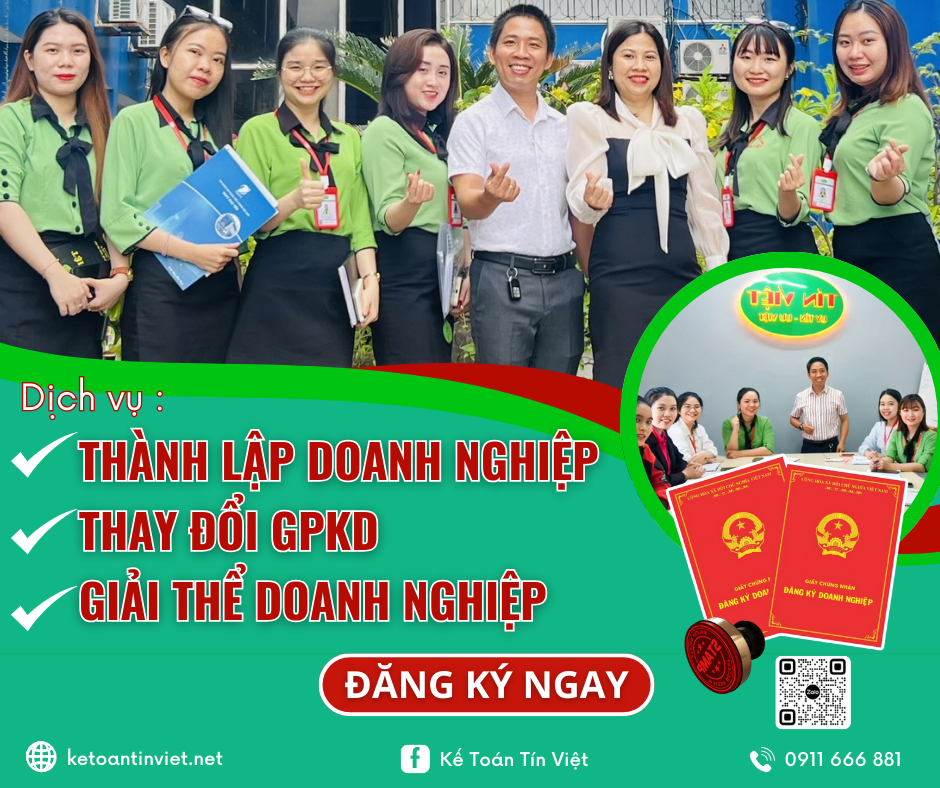 thành lập doanh nghiệp