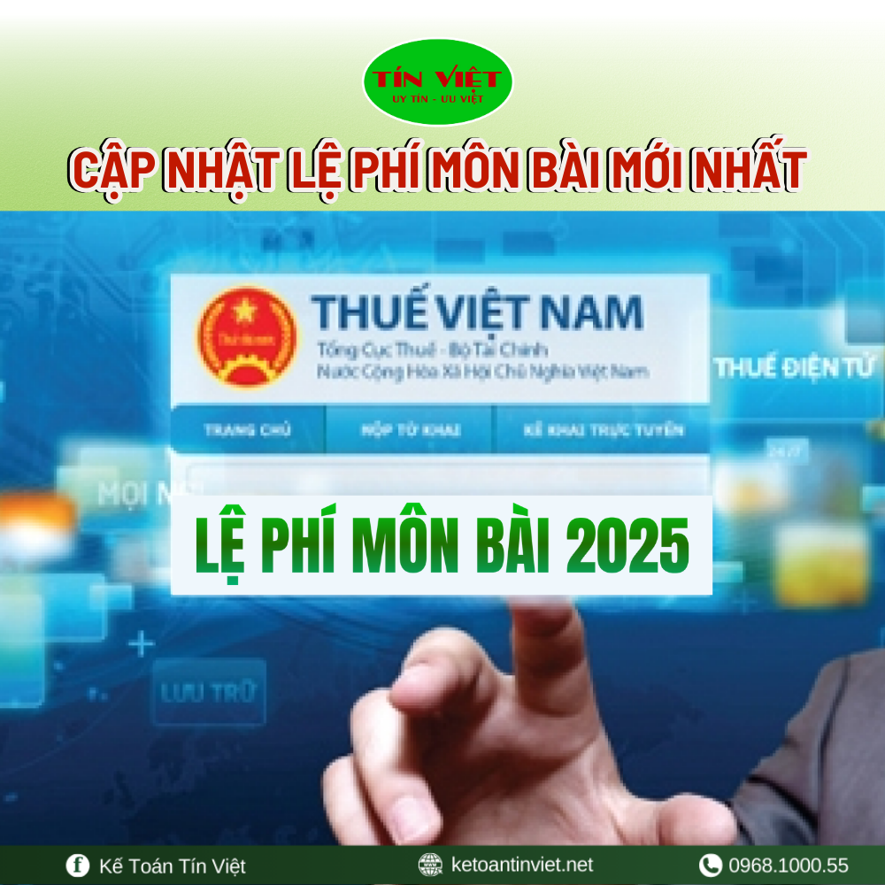 Cập Nhật Lệ Phí Môn Bài 2025 Những Điểm Quan Trọng Bạn Cần Biết