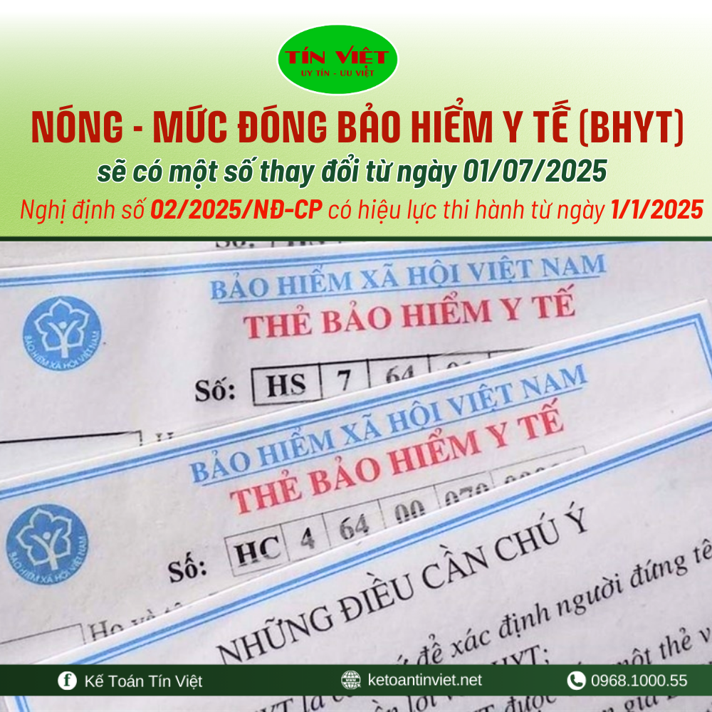 Mức đóng bảo hiểm y tế  2025 có những thay đổi mới nào?