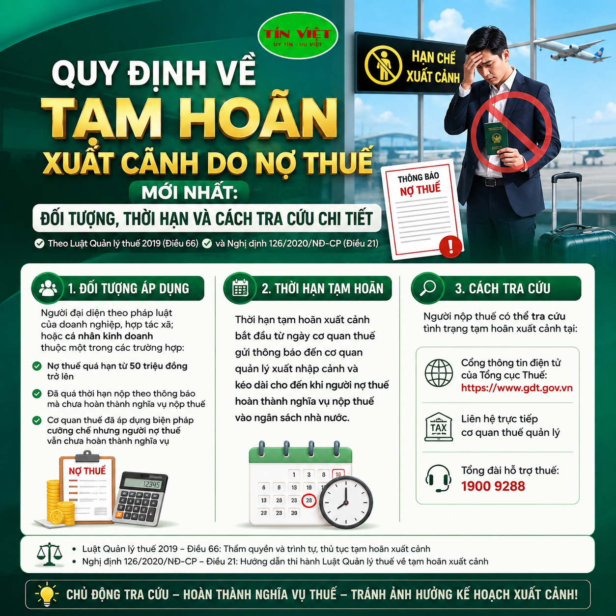 Quy định về tạm hoãn xuất cảnh do nợ thuế mới nhất: Đối tượng, thời hạn và cách tra cứu chi tiết